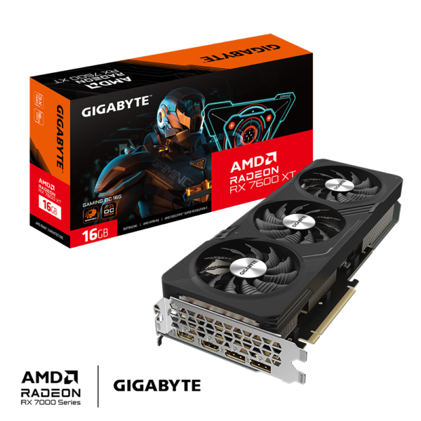 Gigabyte Radeon RX 7600 XT GAMING OC 16G 16GB GDDR6 128-Bit Gaming Graphics Card With Triple Fans ( GV-R76XTGAMING OC-16GD ) - Image 9