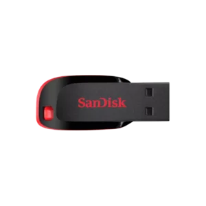 SanDisk Cruzer Blade CZ50 64GB USB 2.0 Flash Drive-Red ( SDCZ50-064G-I35 )
