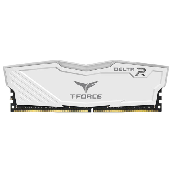 TeamGroup T-Force Delta RGB 32GB 3600MHz CL18 ( 16GB X 2 Kit ) DDR4 Desktop RAM With RGB Heatsink, White ( TF4D432G3600HC18JDC01 ) - Image 4