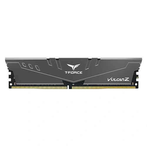 TeamGroup T-Force Vulcan Z 8GB 3200MHz CL16 ( 8GB X 1 Kit ) DDR4 Desktop RAM With Heatsink, Grey ( TLZGD48G3200HC16F01 )
