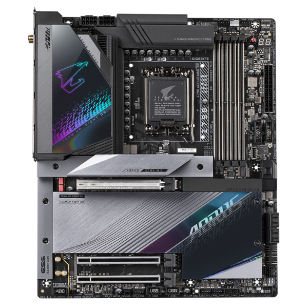 GIGABYTE Z790 AORUS MASTER E-ATX Motherboard With Wifi ( Intel LGA1700 Socket,Supports Intel 13th and 12th Gen Intel Core Series CPU, 4 RAM Slots, Max 128GB RAM ) - Image 2
