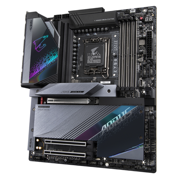 GIGABYTE Z790 AORUS MASTER E-ATX Motherboard With Wifi ( Intel LGA1700 Socket,Supports Intel 13th and 12th Gen Intel Core Series CPU, 4 RAM Slots, Max 128GB RAM ) - Image 5