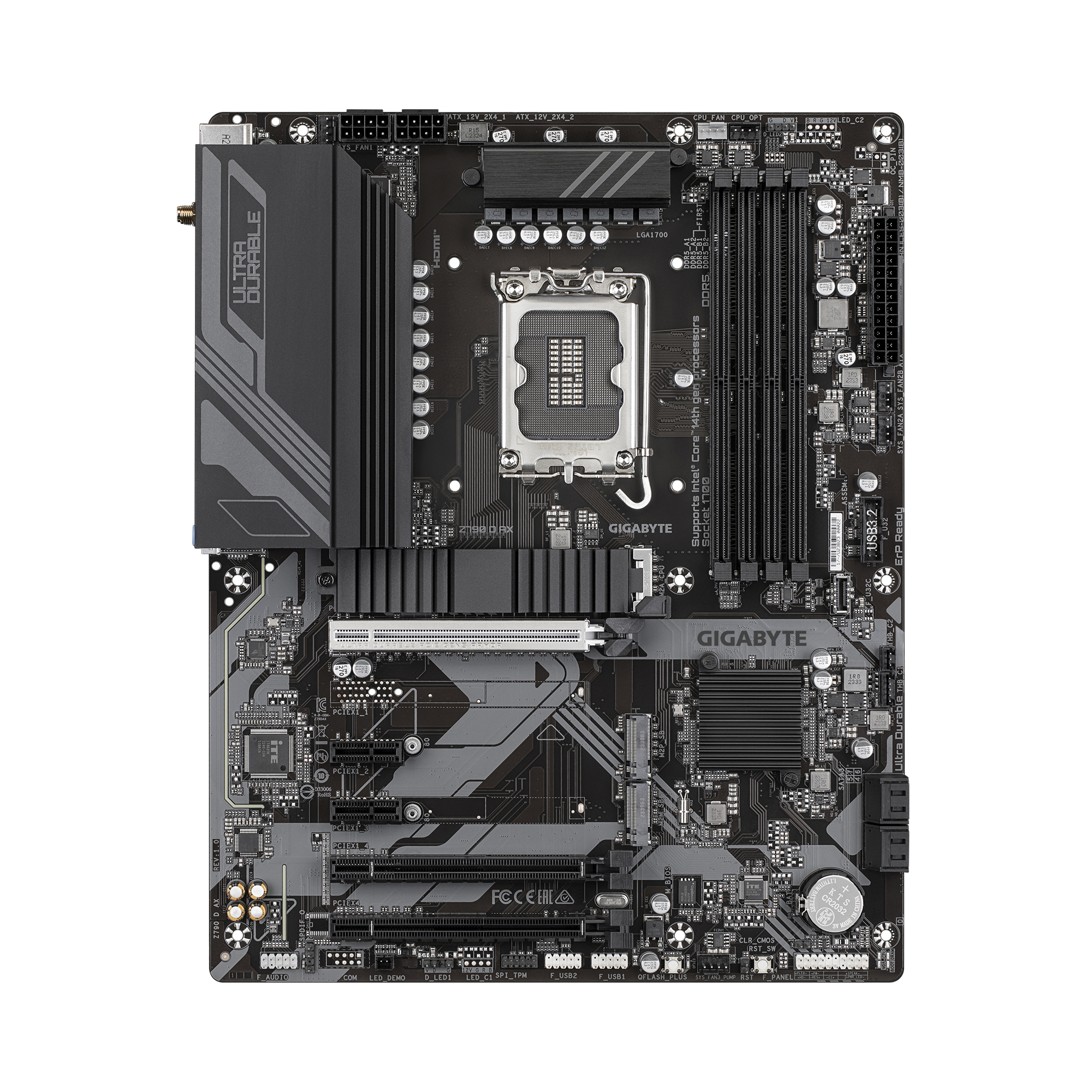 Gigabyte Z790 D AX (Rev. 1.x) ATX Motherboard With Wi-Fi 6E ( Intel LGA1700 Socket, Support 14th, 13th, And 12th Gen Intel Core, Pentium Gold And Celeron CPU, 4 x DDR5 RAM Slots, Max 256 RAM ) - Image 2
