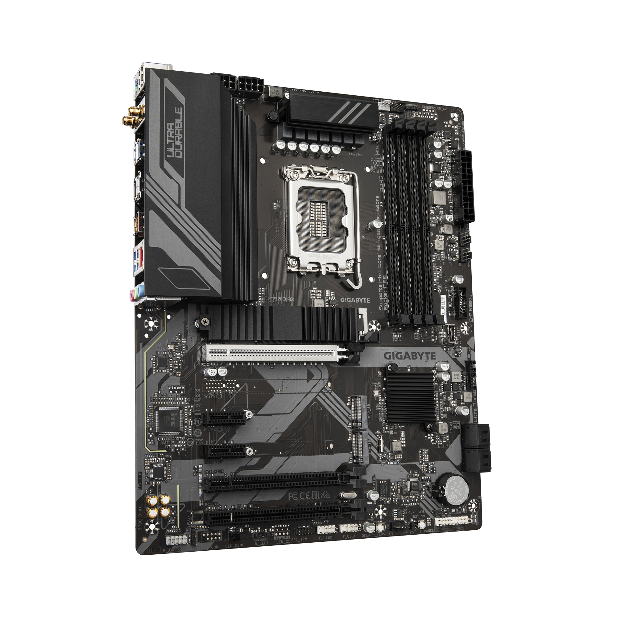 Gigabyte Z790 D AX (Rev. 1.x) ATX Motherboard With Wi-Fi 6E ( Intel LGA1700 Socket, Support 14th, 13th, And 12th Gen Intel Core, Pentium Gold And Celeron CPU, 4 x DDR5 RAM Slots, Max 256 RAM ) - Image 3
