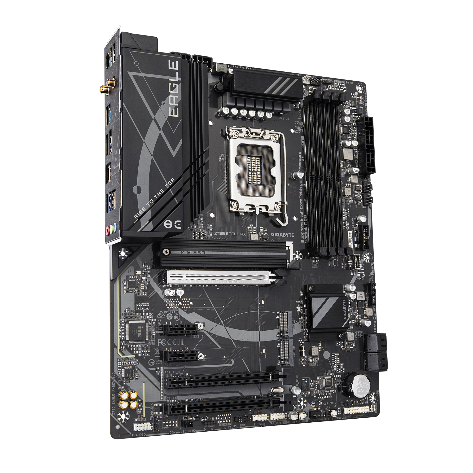 Gigabyte Z790 EAGLE AX (Rev. 1.x) ATX Motherboard ( Intel LGA1700 Socket, Support 14th, 13th,12th Gen Intel Core, Pentium Gold And Celeron CPU, 4 x DDR5 RAM Slots, Max 256GB RAM ) - Image 6