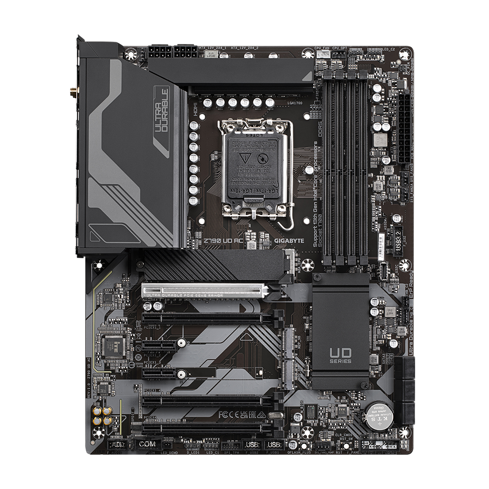 GIGABYTE Z790 UD AC (Rev. 1.x) ATX Motherboard i ( Intel LGA1700 Socket, Supports Intel 14th, 12th & 13th Gen Core Series CPU, 4 x DDR5 RAM Slots, Max 256GB RAM ) - Image 3