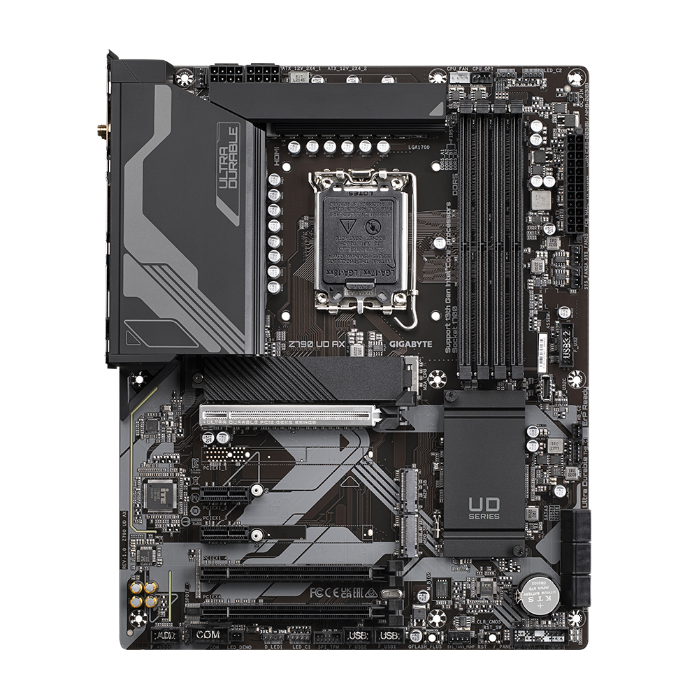 GIGABYTE Z790 UD AX ATX Motherboard With Wifi( Intel LGA1700 Socket,Supports Intel 14th, 13th and 12th Gen Intel Core Series CPU, 4 RAM Slots, Max 256GB RAM ) - Image 3