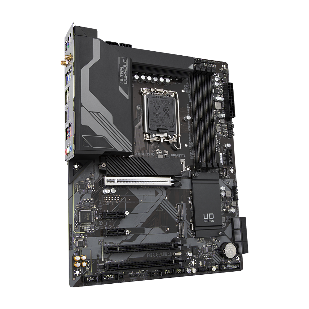 GIGABYTE Z790 UD AX ATX Motherboard With Wifi( Intel LGA1700 Socket,Supports Intel 14th, 13th and 12th Gen Intel Core Series CPU, 4 RAM Slots, Max 256GB RAM ) - Image 4