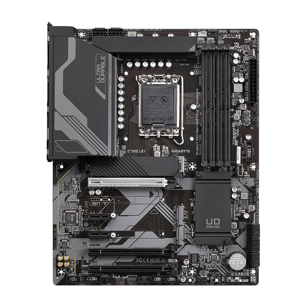 GIGABYTE Z790 UD (Rev. 1.0) ATX Motherboard ( Intel LGA1700 Socket, Supports Intel 14th, 12th & 13th Gen Core Series CPU, 4x DDR5 RAM Slots, Max 256GB RAM ) - Image 2