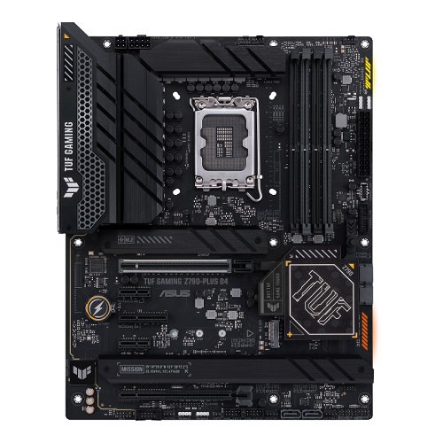 ASUS TUF GAMING Z790-PLUS D4 ATX Motherboard ( Intel LGA1700 Socket, Supports Intel 13th & 12th Gen Core Series CPU, 4 X DDR4 RAM Slots, Max 128GB RAM )