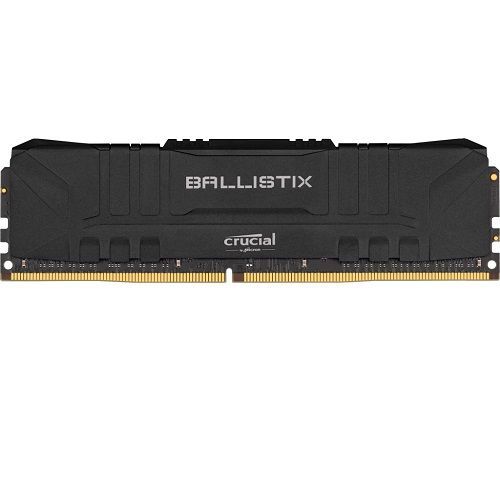 Crucial Ballistix 16GB 3200 MHz CL16 DDR4 Desktop Gaming Memory, Black ( BL16G32C16U4B )