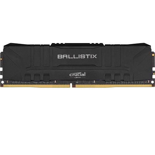 Crucial Ballistix 8GB 3200 MHz CL16 DDR4 Desktop RAM With Heatsink, Black ( BL8G32C16U4B )