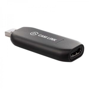 Elgato System Cam Link 4K ( 10GAM9901 ) - Broadcast live, Record via DSLR, Camcorder or Action Cam, 1080p at 60 fps or 4K at 30 fps, compact HDMI capture device, USB 3.0