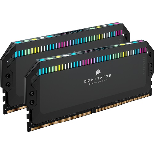 Corsair Dominator Platinum RGB 32GB Kit ( 2 x 16GB ) DDR5 5600MHz CL36 Desktop Gaming Memory, Black ( CMT32GX5M2B5600C36 )
