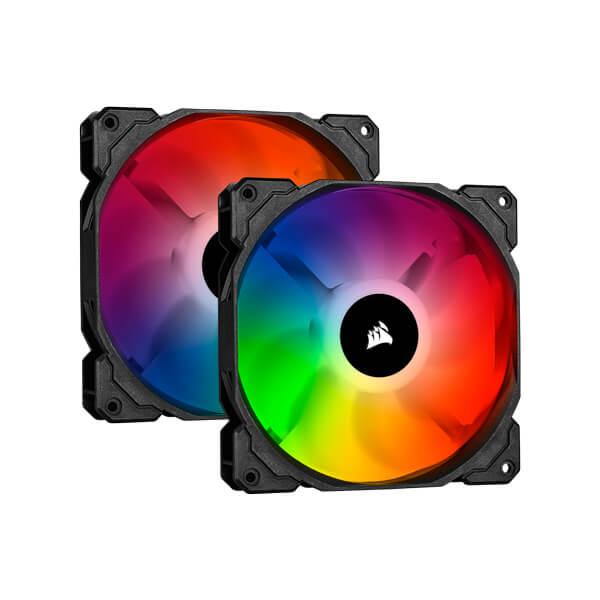 Corsair iCUE SP140 RGB PRO 140mm Chassis Fan, Dual Fan Kit with Lighting Node CORE ( CO-9050096-WW )