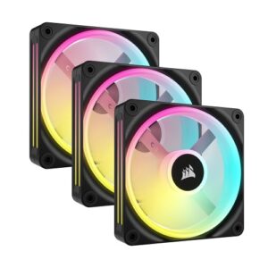 Corsair iCUE LINK QX120 RGB 120mm PWM PC Fans Starter Kit With iCUE LINK System Hub ( CO-9051002-WW )