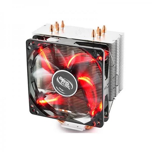 Deepcool Gammaxx 400 120mm CPU Air Cooler With PWM Red LED Fan ( DP-MCH4-GMX400RD )