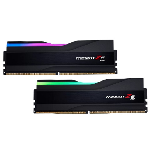 G.Skill Trident Z5 RGB 64GB ( 32GB X 2 Kit ) 6000 MHz CL32 DDR5 Desktop RAM With RGB Heatsink ( F5-6000J3238G32GX2-TZ5RK )