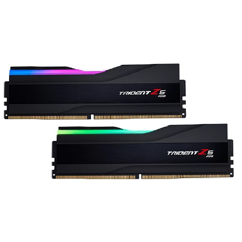 G.Skill Trident Z5 RGB 32GB 6600MHz CL34 DDR5 Black Desktop RAM With Heatsink, 16GB X 2 Kit ( F5-6600J3440G16GX2-TZ5RK )