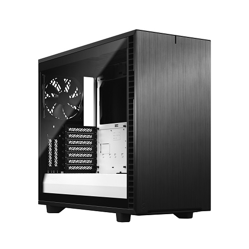 Fractal Design Define 7 Black White Tempered Glass Clear Tint E-ATX Gaming PC Case ( FD-C-DEF7A-05 )