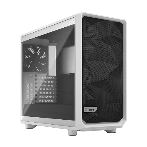 Fractal Design Meshify 2 White Tempered Glass Clear Tint E-ATX Gaming PC Case ( FD-C-MES2A-05 )