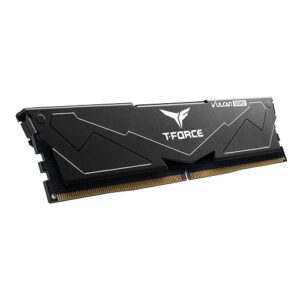 TeamGroup T-Force Vulcan DDR5 32GB (32GBx1) 5200MHz CL40 Desktop Memory Black With Aluminum Heat-Sink ( FLBD532G5200HC40C01 )