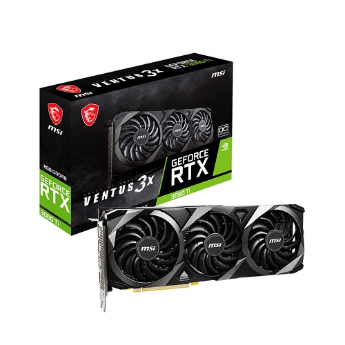 MSi Geforce Rtx 3060 Ti Ventus 3X 8G OC LHR 8GB GDDR6 256-bit Gaming Graphics Card