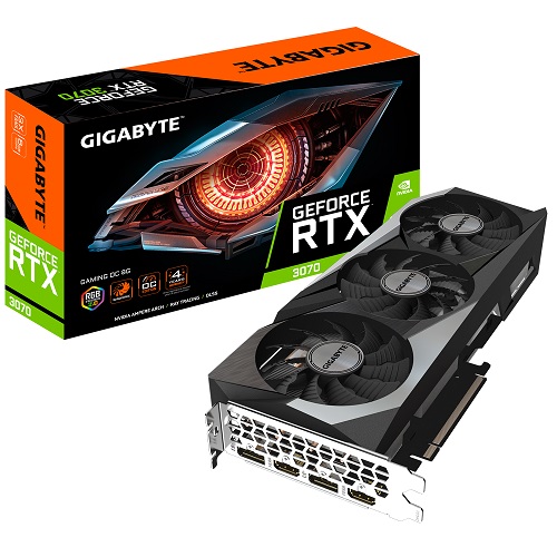 Gigabyte GeForce RTX 3070 GAMING OC 8GB GDDR6 256 Bit RGB Gaming Graphics Card With Triple Fans ( GV-N3070GAMING OC-8GD )