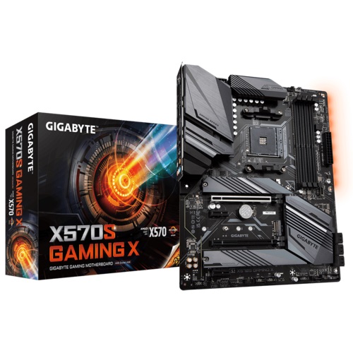 Gigabyte X570S Gaming X ATX Motherboard ( AMD AM4 Socket, Support For Ryzen Series CPU, 4 RAM Slots, Max 128GB RAM Support )