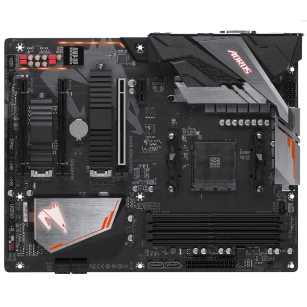 Gigabyte B450 AORUS PRO ATX Motherboard ( AMD AM4 Socket, For Ryzen Series CPU, 4 RAM Slots, Max 64GB 3600 MHz Memory Support ) - Image 3