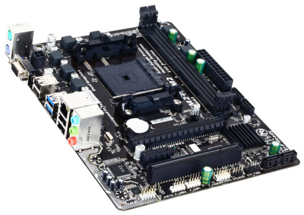 Gigabyte GA-F2A68HM-S1 Micro ATX Motherboard ( AMD FM2+ Socket , For A Series APU, 2 RAM Slots, Max 64GB RAM Support ) - Image 2