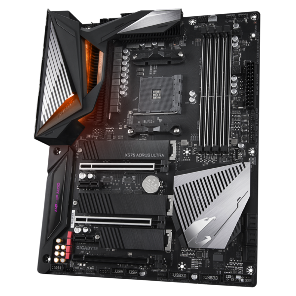 Gigabyte X570 AORUS ULTRA ATX Motherboard ( AMD AM4 Socket, For Ryzen Series CPU, 4 RAM Slots, Max 128GB RAM Support ) - Image 2