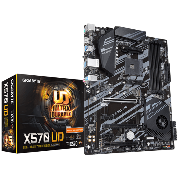Gigabyte X570 UD ATX Motherboard ( AMD AM4 Socket, For Ryzen Series CPU, 4 RAM Slots, Max 128GB RAM Support )