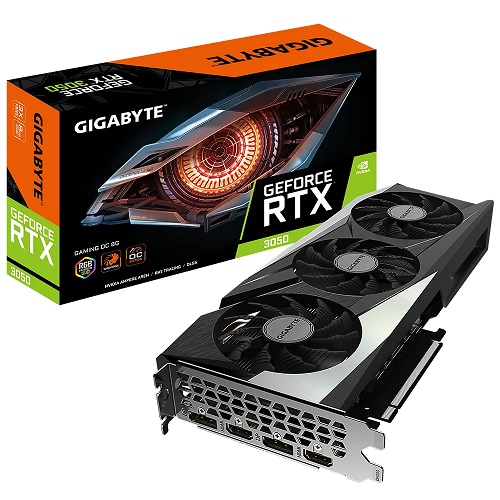 Gigabyte GeForce RTX 3050 GAMING OC 8GB GDDR6 128 Bit Gaming Graphics Card With Triple Fans ( GV-N3050GAMING OC-8GD )