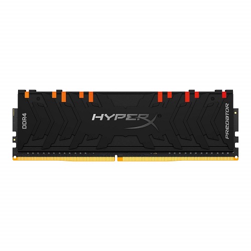 HyperX Predator RGB 8GB 3600 MHz CL17 DDR4 Black Desktop RAM With RGB Heatsink ( HX436C17PB4A/8 )