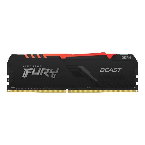 Kingston HyperX Fury Beast RGB 16GB 3200MHz CL16 DDR4 Desktop Gaming Memory ( KF432C16BB1A/16 )