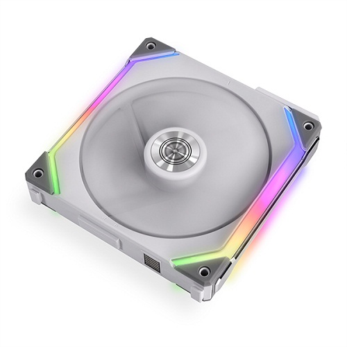 Lian Li UNI Fan SL120 ARGB 120mm Chassis Fan, Triple Fan Pack With Controller, White