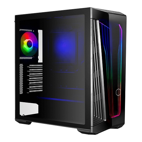 Cooler Master Masterbox MB540 ARGB Mid Tower Gaming Cabinet With TG Side Panel, 1 x ARGB Fan And Controller ( MB540-KGNN-S00 )