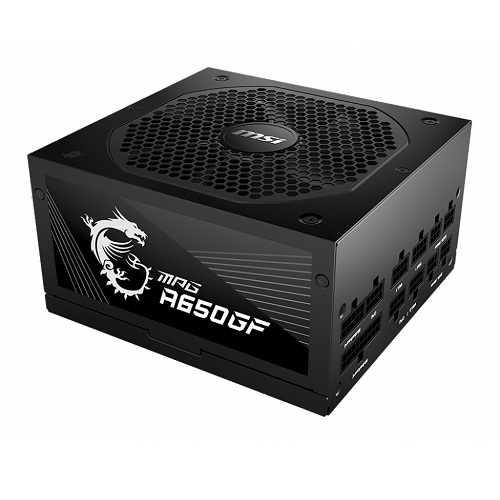 MSI MPG A650GF SMPS 650 Watt 80 Plus Gold Fully Modular PSU ( MPG-A650GF )