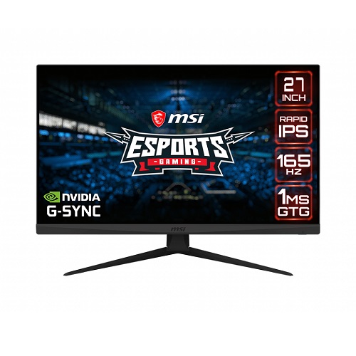 MSI Optix G273QF 27 Inch WQHD 165Hz 1ms Rapid IPS Gaming Monitor With Nvidia Gsync