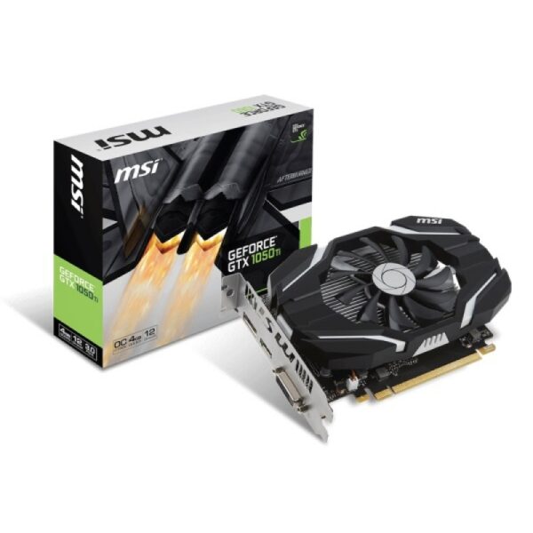MSI GeForce GTX 1050 Ti OCV1 4GB GDDR5 128-bit Gaming Graphics Card ( GTX-1050-TI-4G-OCV )