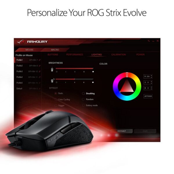 GAMING MOUSE ASUS P302 ROG STRIX EVOLVE - Image 4