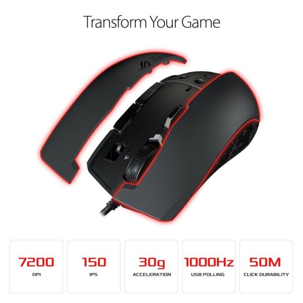 GAMING MOUSE ASUS P302 ROG STRIX EVOLVE
