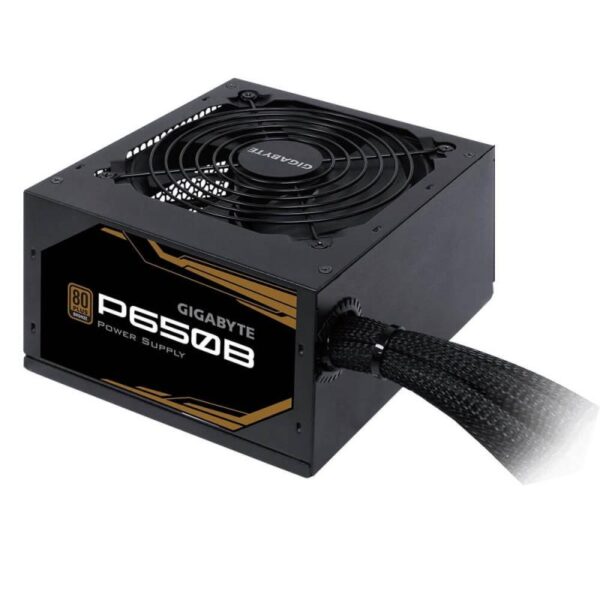 GIGABYTE GP-P650B 650 Watt 80 Plus Bronze Certification PSU With Active PFC ( 120mm Silent Fan, Japanese Capacitors, Single +12V Rail ) - Image 3