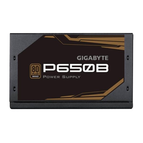 GIGABYTE GP-P650B 650 Watt 80 Plus Bronze Certification PSU With Active PFC ( 120mm Silent Fan, Japanese Capacitors, Single +12V Rail ) - Image 2