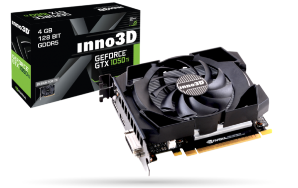 INNO3D GEFORCE GTX 1050 TI COMPACT 4GB GDDR5 128 BIT GRAPHIC CARD ( N105T-1SDV-M5CM )