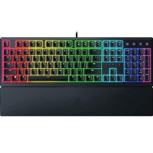 Razer Ornata V3 Gaming Keyboard: Low-Profile Keys - Mecha-Membrane Switches 10-Zone RGB Lighting-Classic Black ( Rz03-04460100-R3M1 )
