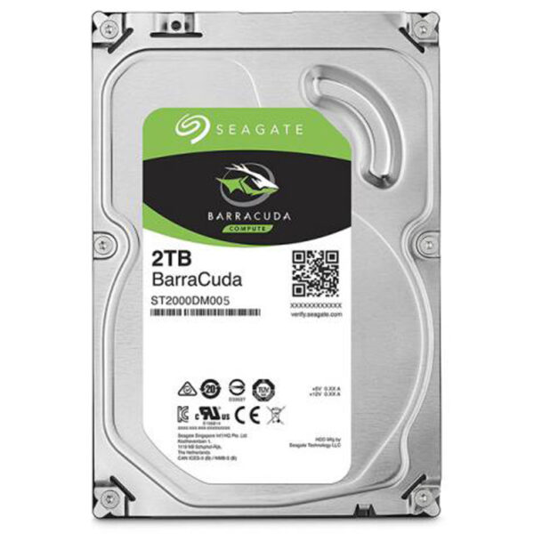 Seagate Barracuda 2TB 5400 RPM Computing Desktop Internal Hard Disk Drive ( ST2000DM005 )