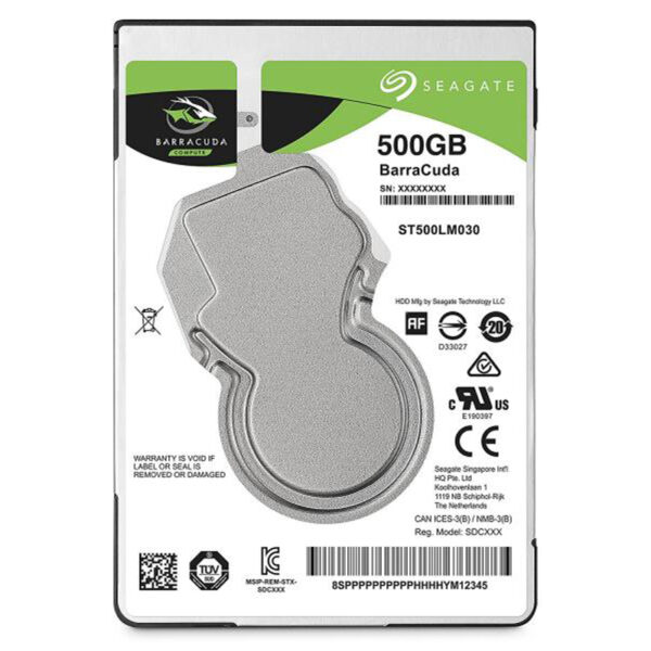 Seagate Barracuda 500GB 5400 RPM Computing Laptop Internal Hard Disk Drive ( ST500LM030 ) - Image 2