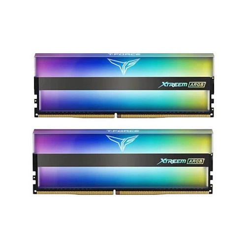 TeamGroup T-Force Xtreem ARGB 16GB 4000MHz CL18 ( 8GB X 2 Kit ) DDR4 Desktop RAM With RGB Heatsink, Black ( TF10D416G4000HC18JDC01 )